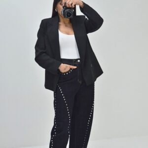 JEANS CON BORCHIE