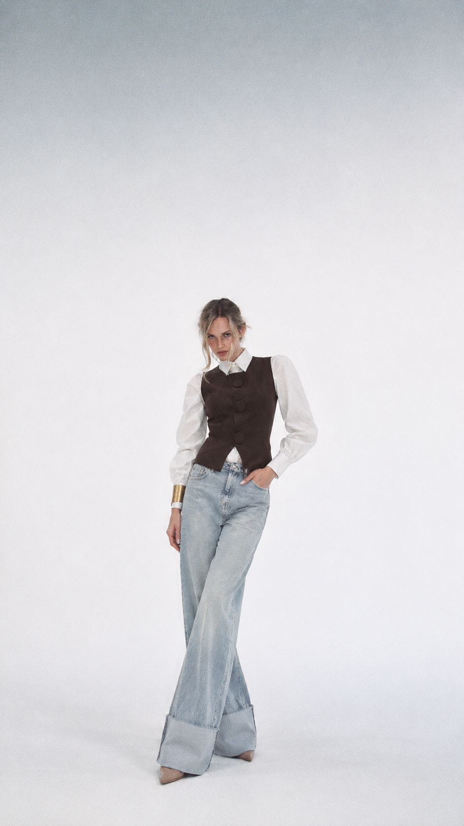 GILET CON BOTTONI